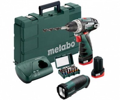 Акумуляторний дриль-шуруповерт Metabo PowerMaxx BS Basic Set (600080930)