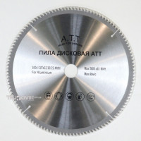 Пильный диск по алюминию 300x25.4/30/32 мм 120 зубов АТТ (3610021)