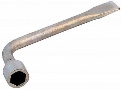 Ключ баллонный Г-образный Сталь 17х360 мм (70061)