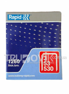 Скоби для меблевого степлера 8 мм Rapid (23808800)