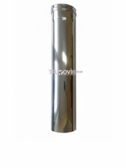 Труба дымоходная одностенная Versia-Lux 150x500x0.5 мм