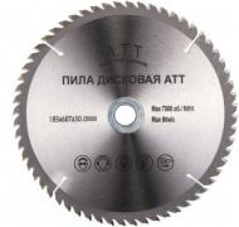 Пильний диск A.T.T. 185x16/20/30 мм, 60 зубів (3610008)