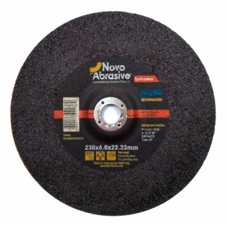 Диск зачистной по металу NovoAbrasive Extrem 27 14А 230х6.0х22.23 мм (NAEGD2306/27)