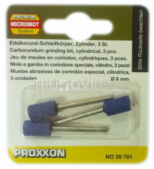 Насадки шлифовальные Proxxon к-кт 3 шт. (28781)
