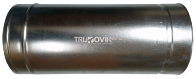 Труба дымоходная двустенная Versia-Lux 120/180 мм н/оц (1.0 мм)