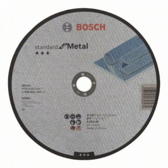 Диск відрізний по металлу Bosch 230х22,23 мм Standard for Metal (2608603168)