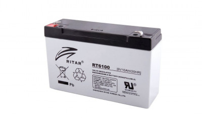 Акумуляторна батарея AGM RITAR RT6100 6V 10.0Ah