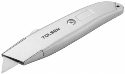 Нож алюминиевый трапеция Tolsen 18 мм (30008)