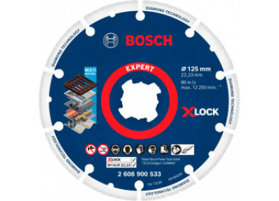 Диск алмазный Bosch Bosch Diamond Metal Wheel X-LOCK 125x22.23 мм (2608900533)