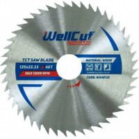 Пильний диск по дереву WellCut Standard 125 х 5.0 х 22.23 мм, 48 зубов (WS48125)