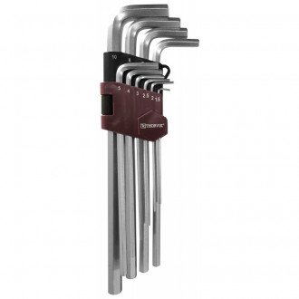 Набор ключей Г-образных экстра длинных TORX 10 шт 1.5-10 Thorvik (HKL10S)