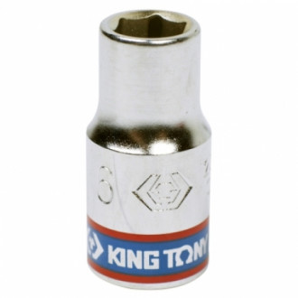 Головка торцевая 6-гранная 6 мм KING TONY (233506M)