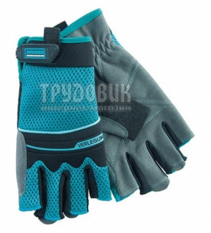 Перчатки комбинированные облегченные, открытые пальцы XL Gross (90317)