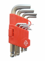 Набір ключів Г-образних з кулястим наконечником 1.5-10 мм 9 шт. Technics (49-119)
