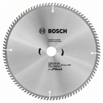 Пильний диск по дереву Bosch 305х30 мм 100 зубов Eco for Wood (2608644386)