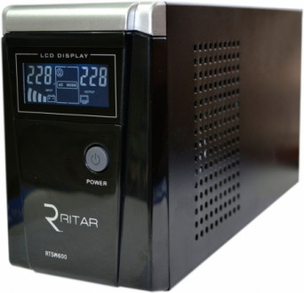 Джерело безперебійного живлення RITAR RTSW-600 LCD,12В