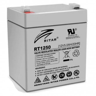 Аккумуляторная батарея AGM RITAR RT1250 12V 5 Ah