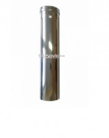 Труба димохідна двостінна Versia-Lux 135/200 мм н / оц 1 м (0.5 мм)