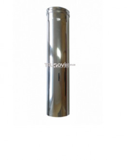 Труба дымоходная двустенная Versia-Lux 135/200 мм н/оц 1 м (0.5 мм)