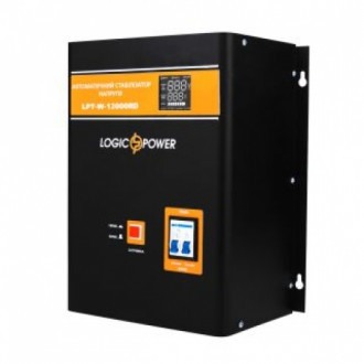Стабилизатор напряжения LogicPower LPT-W-12000RD Black