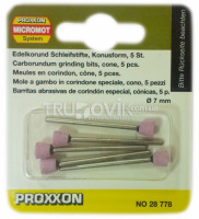 Насадки шліфувальні Proxxon к-кт 5 шт. (28778)